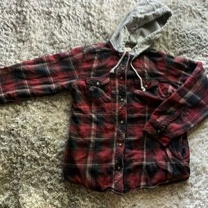 Flannel Button Jacket
